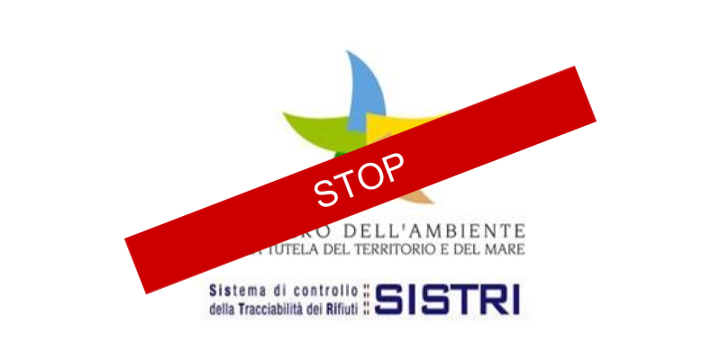 Banner stop SISTRI sito confcommercio rovigo